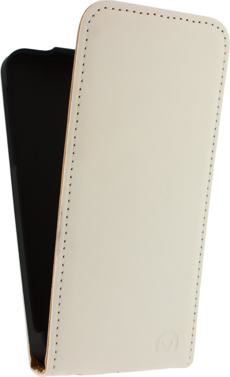 Mobilize Ultra Slim Flip Case White voor Apple iPhone 5C