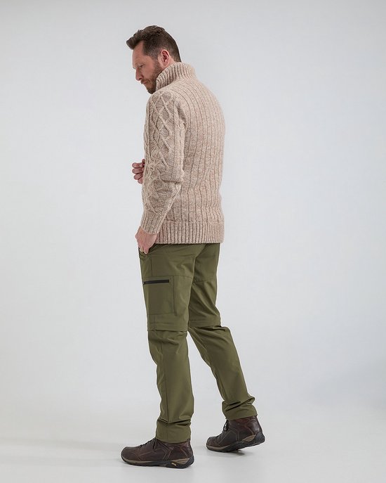 Cardigan Morgan 2 beige tricoté et doublé