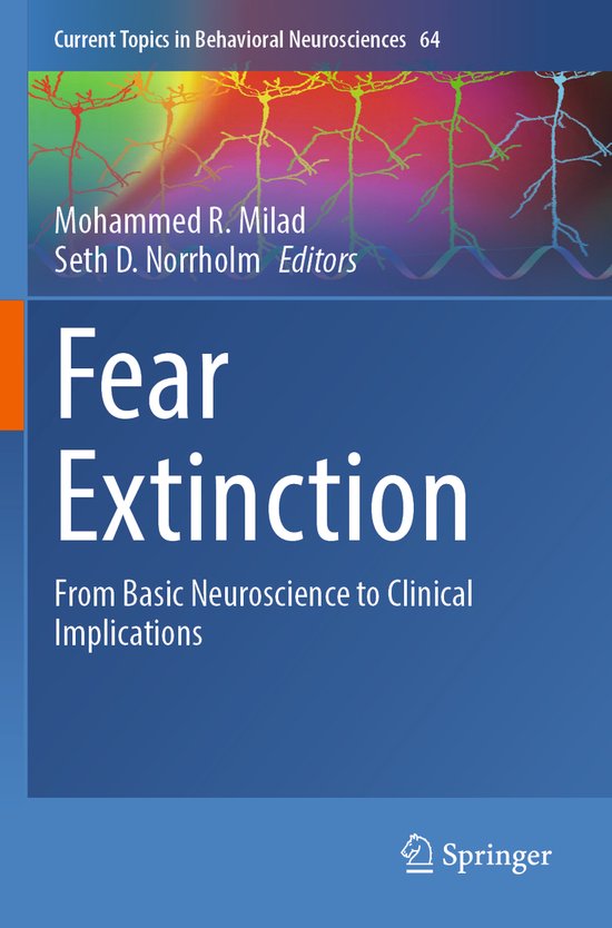 Current Topics in Behavioral Neurosciences64- Fear Extinctio ... - cover