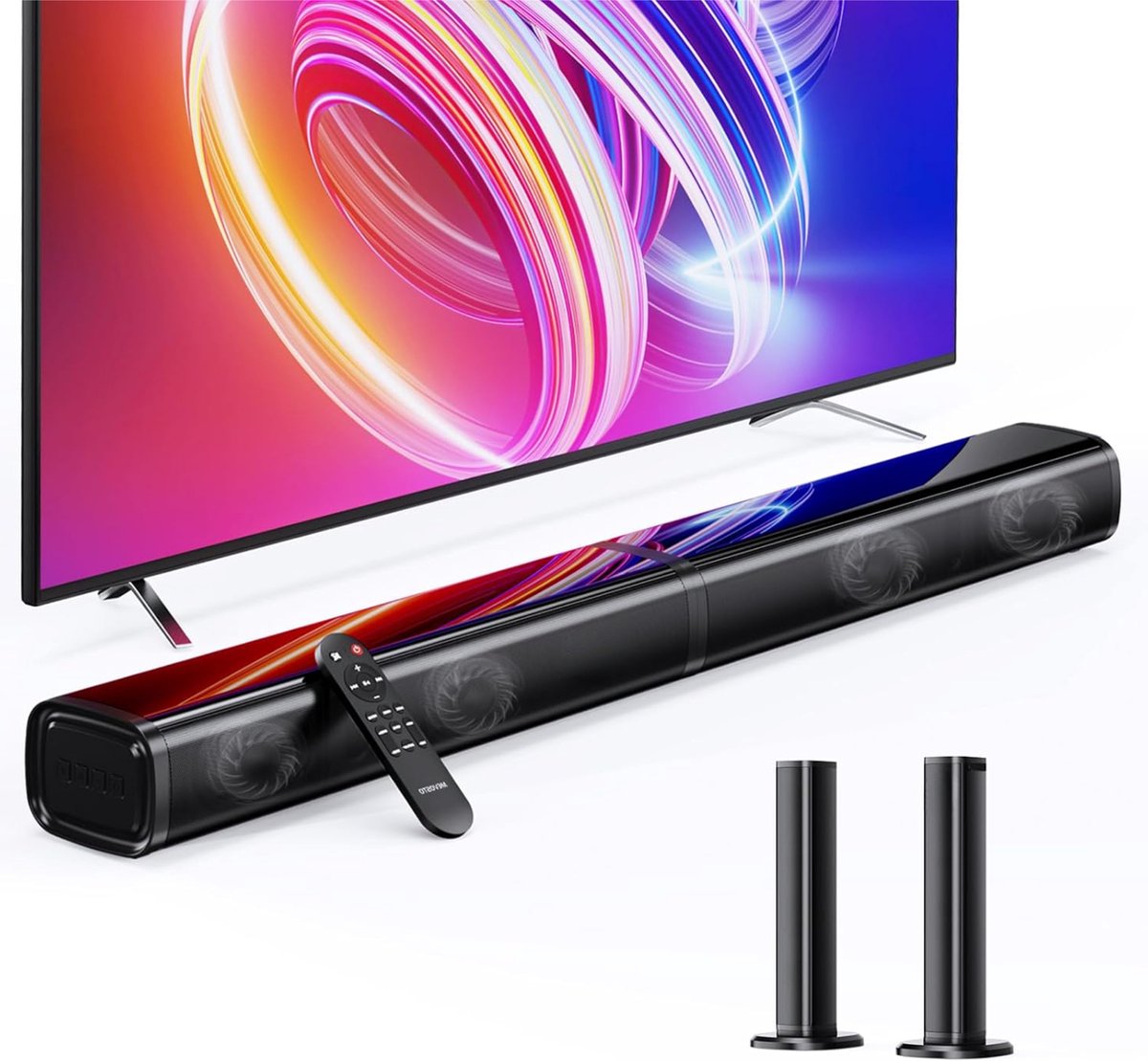 Draadloze Soundbar Voor TV - Met Subwoofer Voor Hoogwaardige Geluidskwaliteit - Perfect Voor Films, Muziek En Gaming - Draadloze - €184,95