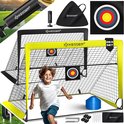 Buts De Football Pop-Up KESSER - Lot De 2 - Pliables, Filets Qualité - Pour Enfants - Sac Transport Inclus