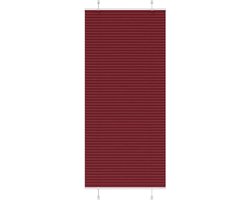 vidaXL - Plissé - rolgordijn - 85x200 - cm - stofbreedte - 84,4 - cm - bordeauxrood