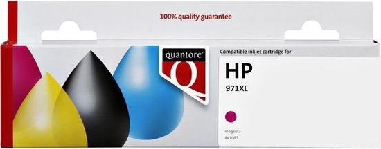 Quantore Inktcartridge quantore hp 971xl cn627cn rood - 1 stuk