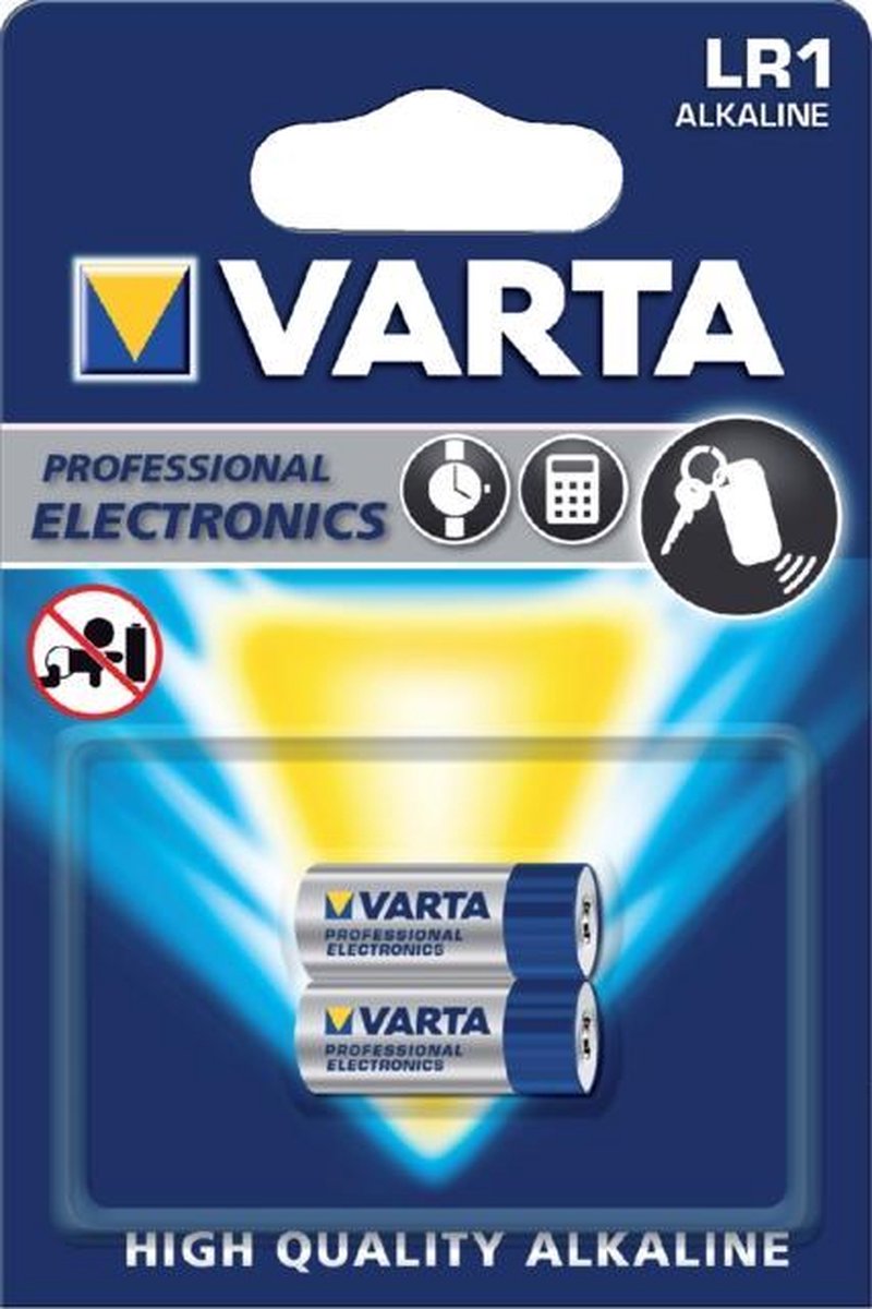 Varta Professional LR1 batterijen - 2 stuks