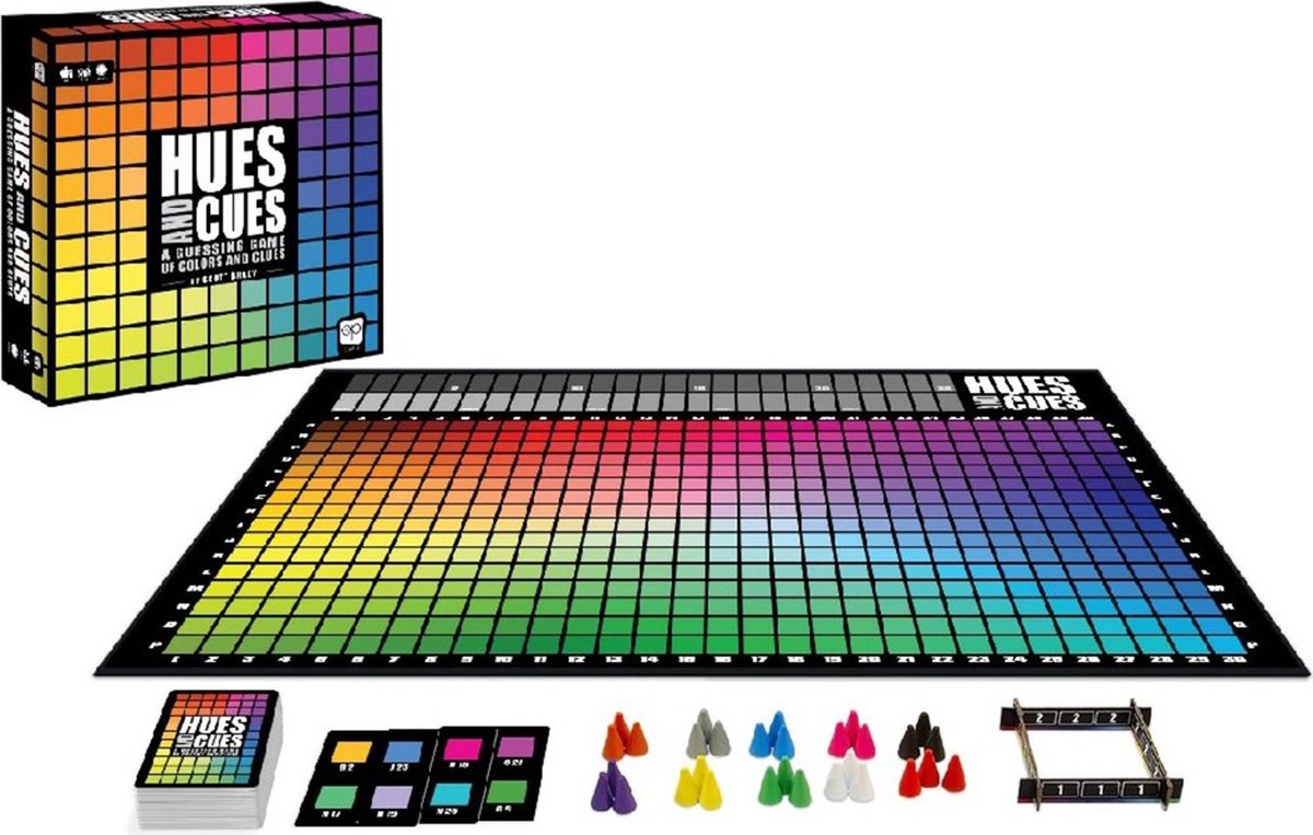 USAopoly - Hues and Cues Bordspel - Familiespel - Party Spel - Vanaf 8 Jaar - Voor 3 tot 10 Spelers - Engelstalige Spelregels — afbeelding 3