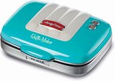 Bol.com Ariete 1973/01 - 50's Style Waffelijzer - 700W - Anti-aanbakplaat - Licht blauw aanbieding