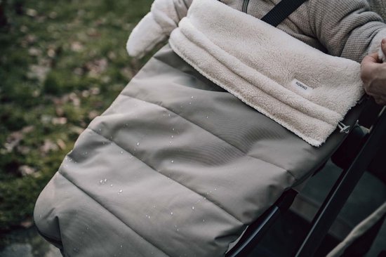 Koeka buggy voetenzak teddy Calgary taupe One Size van Merkloos — afbeelding 2