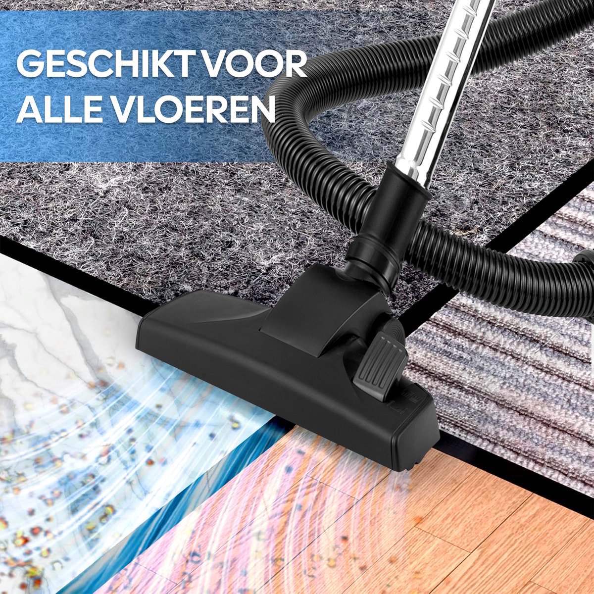 AG3100 Stofzuiger Zonder Zak - Stofzuigers - Vacuum Cleaner Zakloos - Geschikt Voor Dierenharen -900W - Sterke Zuigkracht - Blauw — afbeelding 6