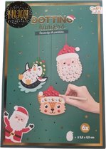 Craft Lab Dotting - Maak je eigen Kersthangers - 6 x - Kerst - Kerstversiering - Kerstknutsel - 5.8 x 8.5 cm
