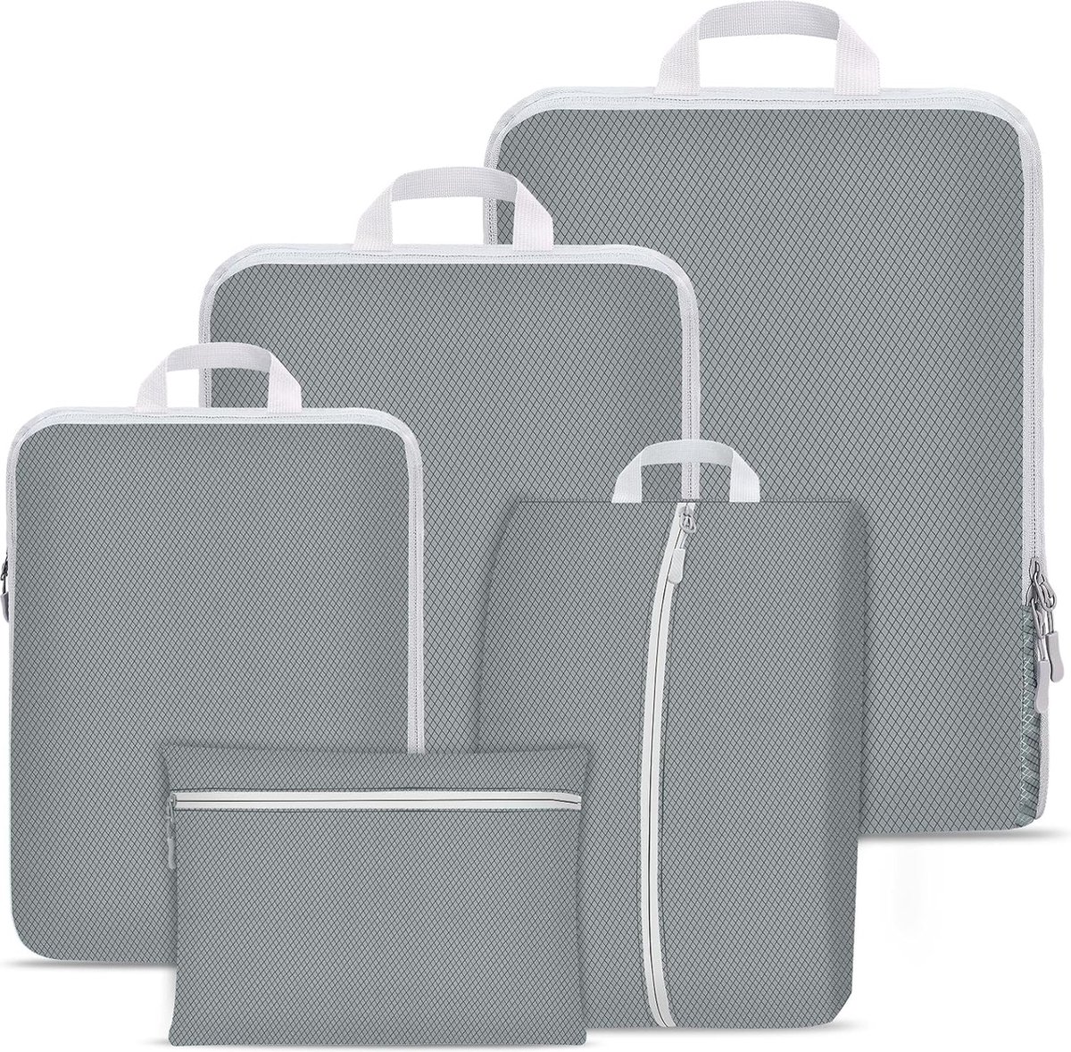 JGS ® Complete Reisset met Waterbestendige Inpakblokjes voor Koffers en Rugzakken