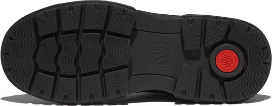 FitFlop Wylder Lace Up Boot - Cuir NOIR - Taille 37
