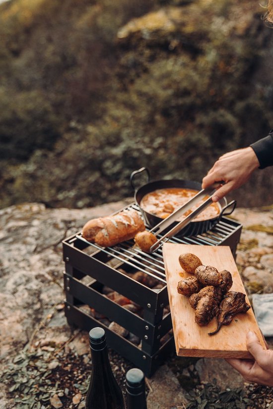 Höfats CRATE Vuurkorf incl. Grillrooster Barbecue van Höfats — afbeelding 2