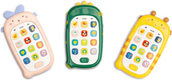 TOYZ - Smartphone interactif pour les tout-petits - Jouets Éducatif avec sons et lumières - Dès 18 mois