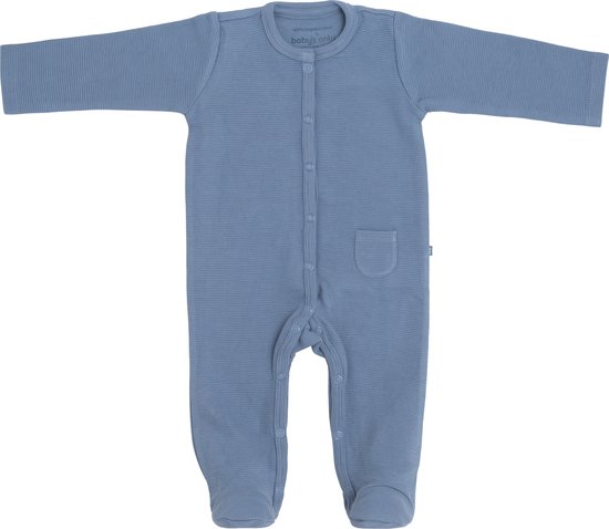 Baby's Only Boxpakje met voetjes Pure - Vintage Blue - 50 - 100% ecologisch katoen - GOTS