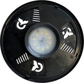 BIOART LED Zwart 7W-15CM