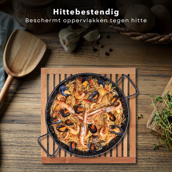 Cha onderzetter van bamboe | Pannenlappen, onderzetters en placemats Cha onderzetter van bamboe | Pannenlappen, onderzetters en placemats