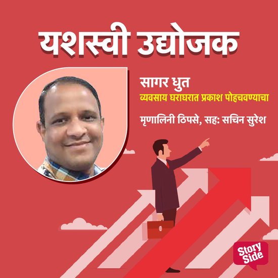 Sagar Dhoot- Vyavssay Gharagharat Prakash Pohochavnyacha - cover
