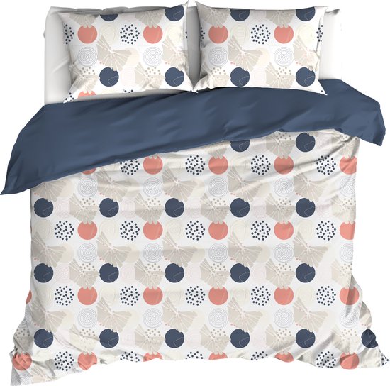 Housse de Couette De Witte Lietaer Hermes - Double - 240x200/220 cm - Blue Lyon