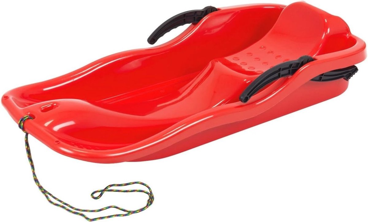 Kunststof Slee Met Trekkoord – 3 Kleuren Kunststof Slee Met Trekkoord – 3 Kleuren