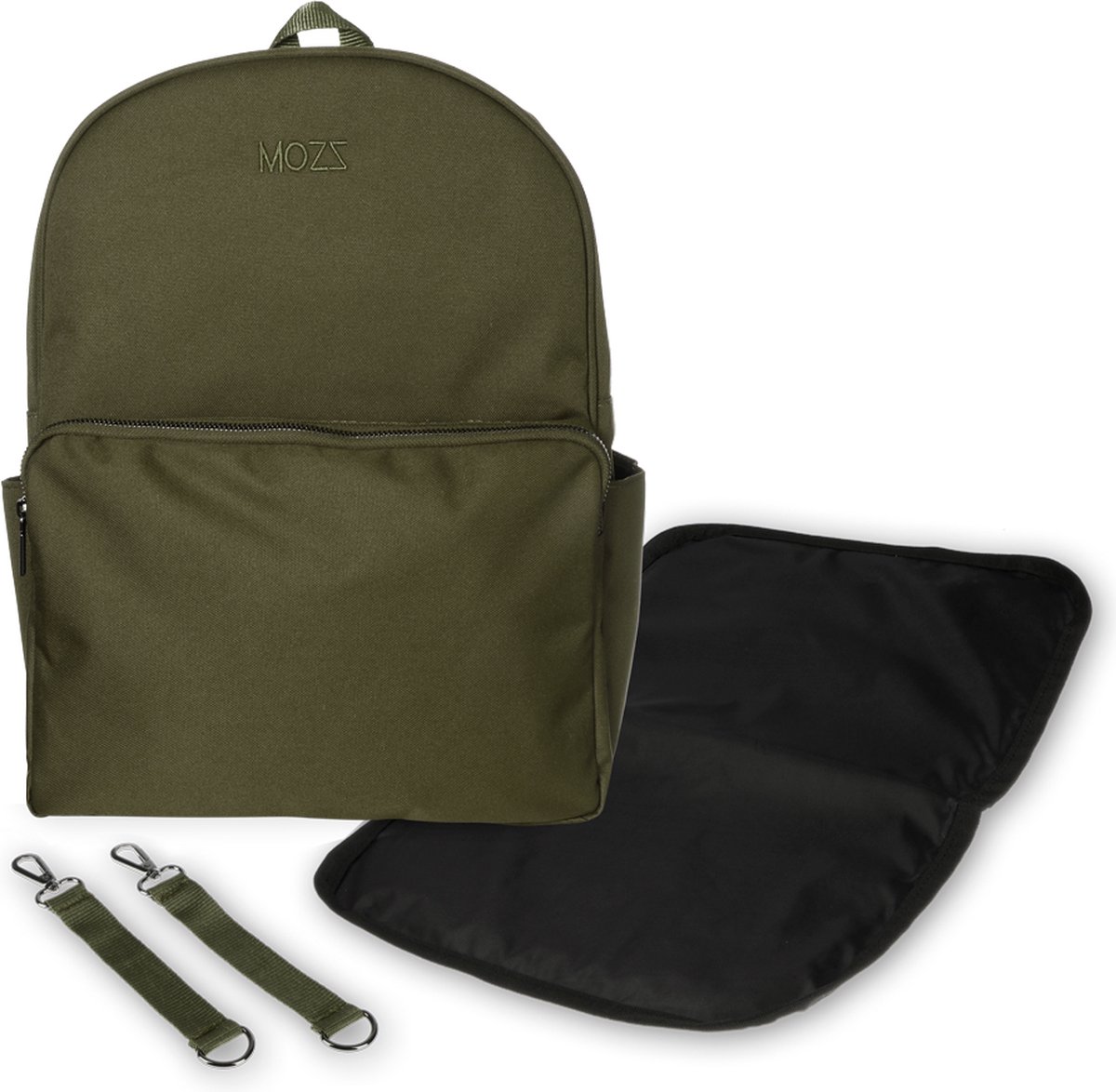 MOZZ BAGS - Luiertas Rugzak - Luton Groen