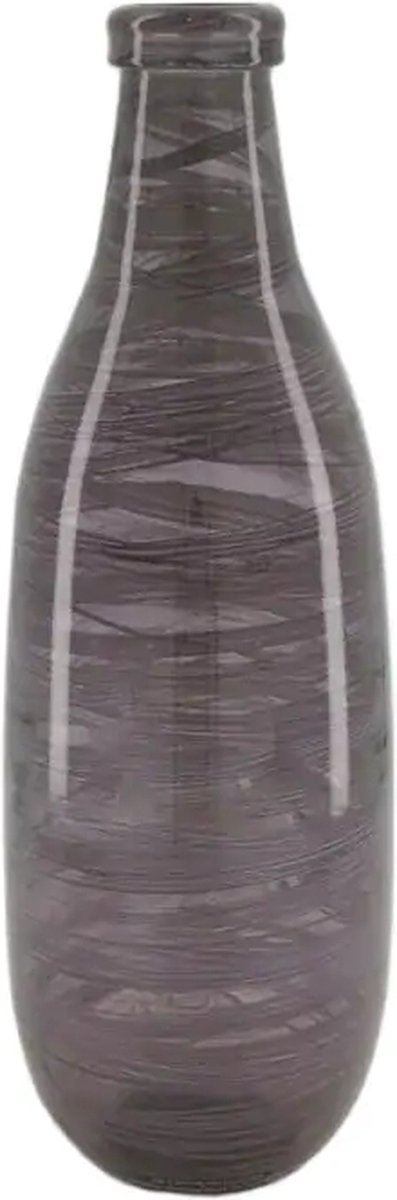 Bottle recycled glass 15x15x40cm