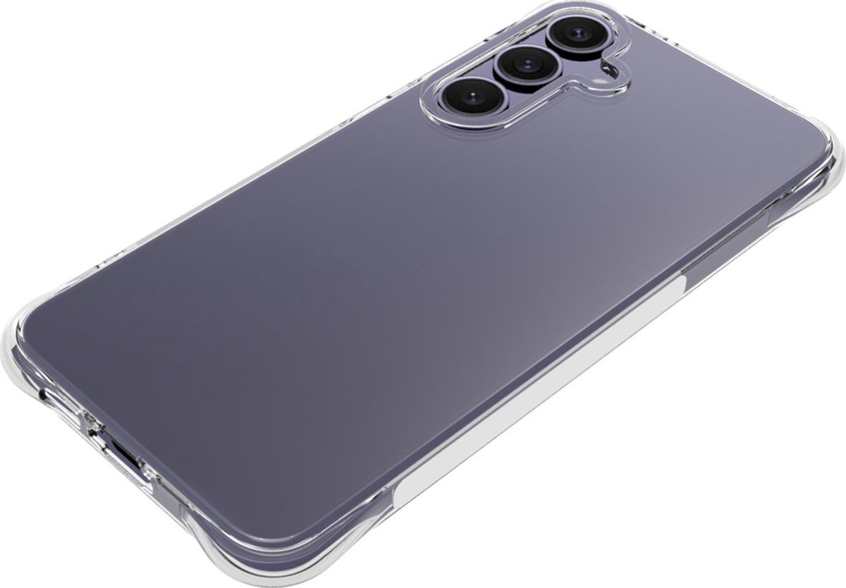 Mobigear Doorzichtig Hoesje geschikt voor Samsung Galaxy S24 FE Telefoonhoesje Flexibel TPU | Mobigear Basics Backcover | Doorzichtig Telefoonhoesje Galaxy S24 FE | Galaxy S24 FE Case | Back Cover - Transparant