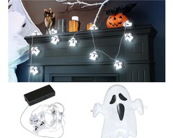 Fiestas Guirca - LED verlichting spookjes (115 cm) - Halloween - Halloween Decoratie - Halloween Versiering