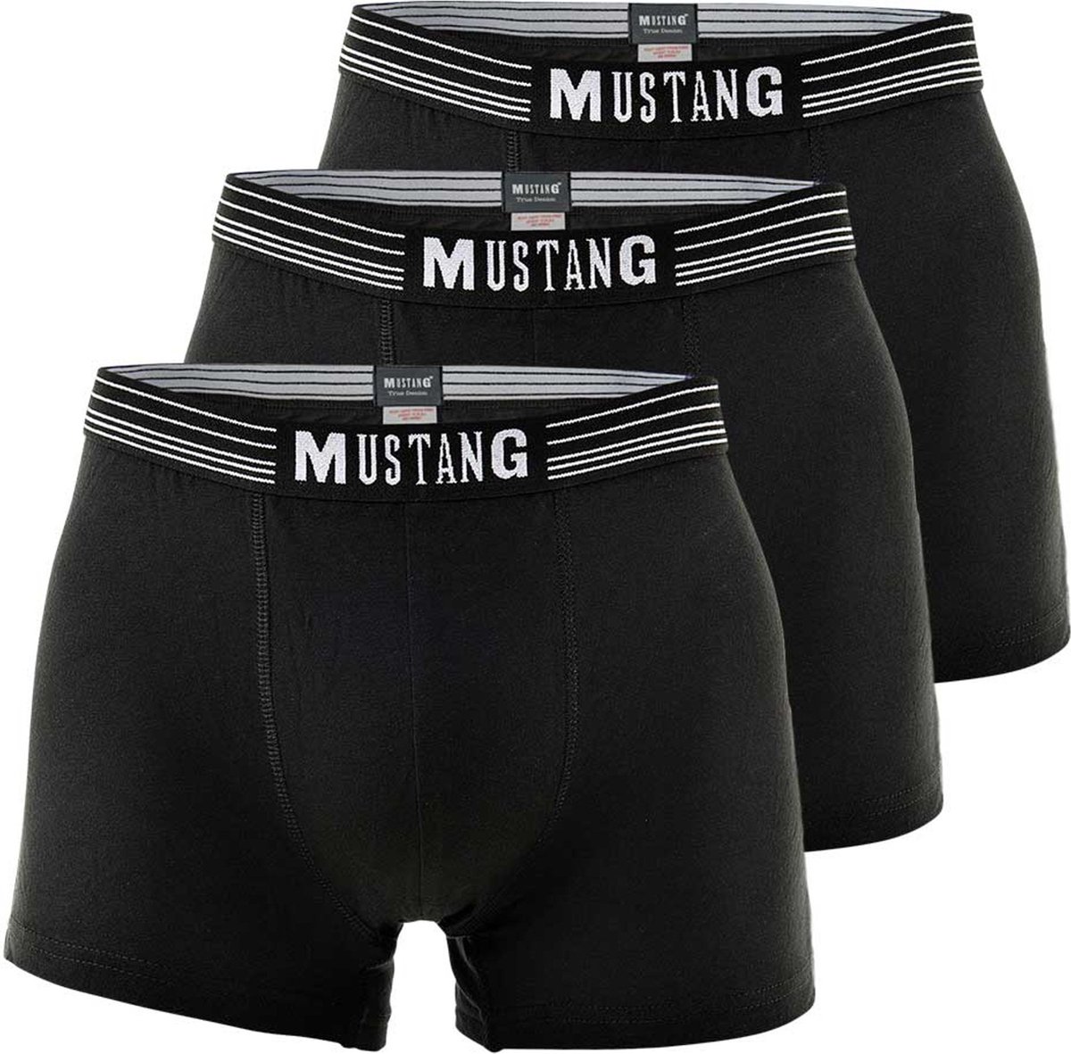 Mustang Boxershorts Retroshorts True Denim 3er Pack Set van 3