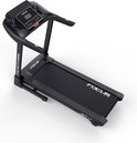 Zwarte Focus Fitness Jet 4 loopband, bovenaanzicht.