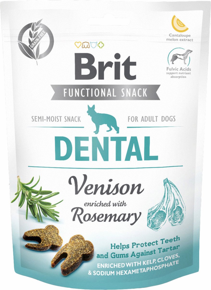 Brit Brit Care Fs Dental Venison - Hondensnacks - Rozemarijn 150 g