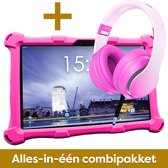 Pack Enfant AngelTech Tablette Enfant XL + Écouteurs Enfant - Forfait Discount - Rose