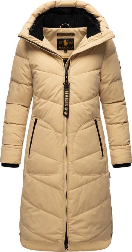 Chaud & Déperlant Marikoo BENIKOO - Veste d'hiver matelassée Femme - Adulte - À capuche - Beige - XL
