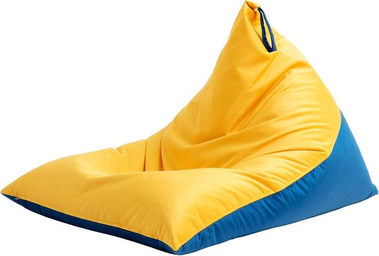 Bruni Classico Sitzsack-Bezug ohne Füllung - Wechselhülle (M, blaugrau