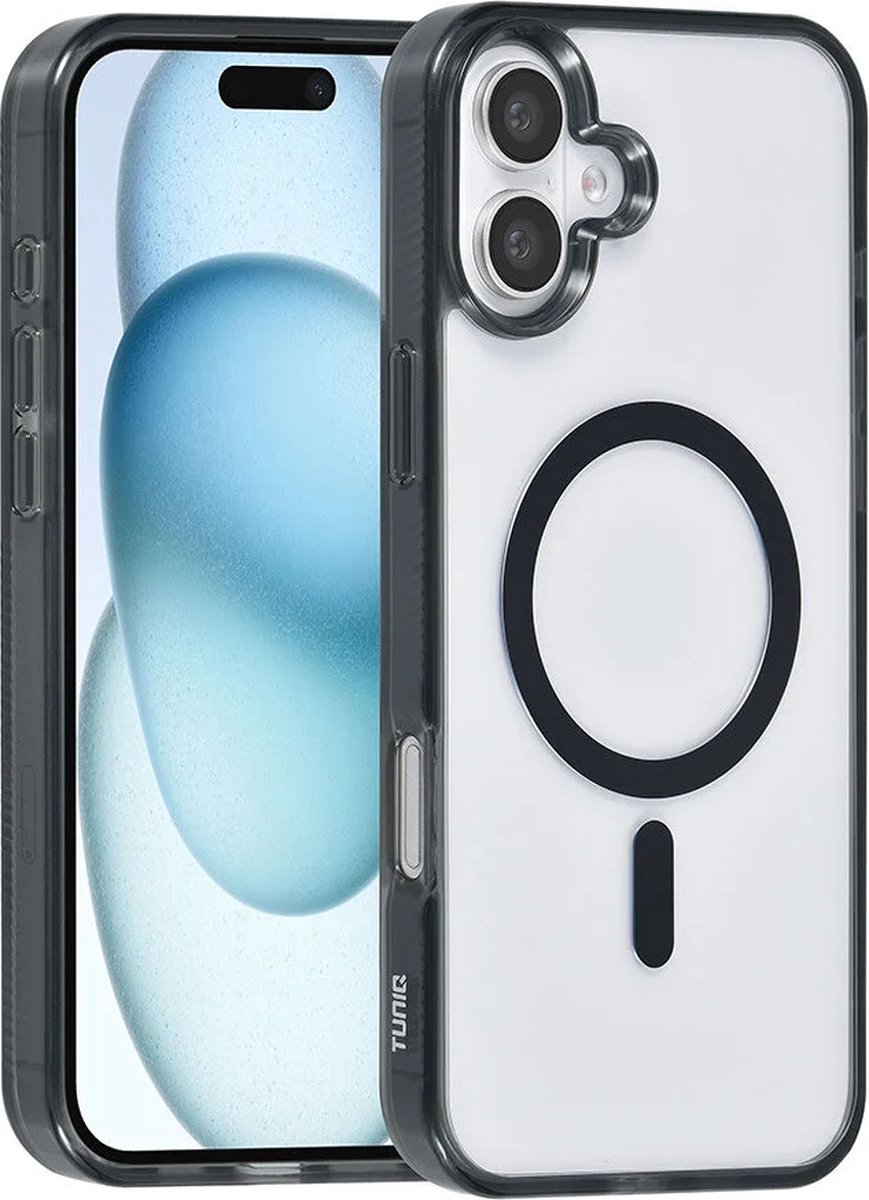Back cover case - Magsafe silicone Hoesje Geschikt voor: iPhone 16 Plus - Zwart