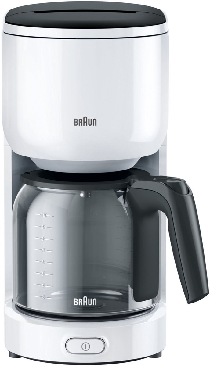 Braun PurEase KF3120WH - filter-koffiezetapparaat - wit