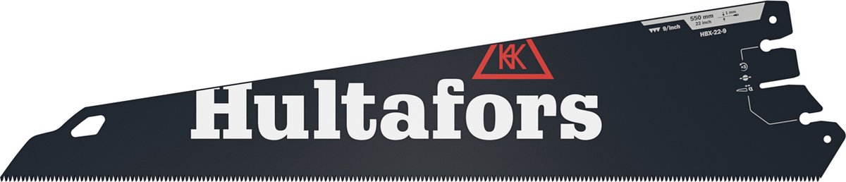 Hultafors BX-22-9 Zaagblad voor HBX zaag - 550mm - 9TPI