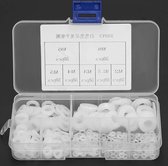 100 Stuks Nylon Pakking Isolerende Slijtvaste Platte Sluitring Witte