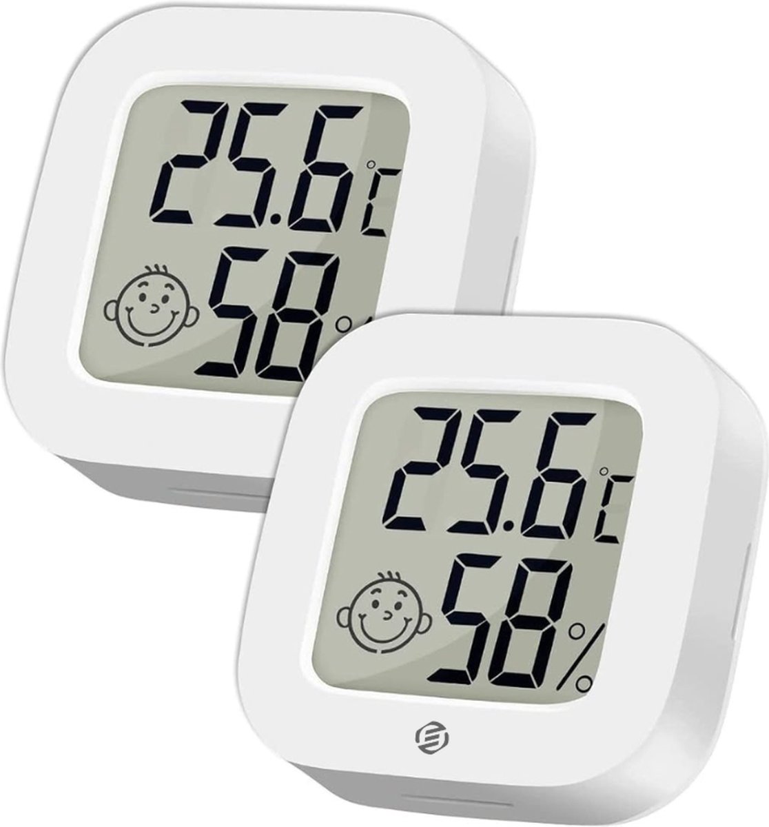 Equivera Huisthermometer - Kamerthermometer - Binnenshuis - Digitale Thermometer - Hygrometer