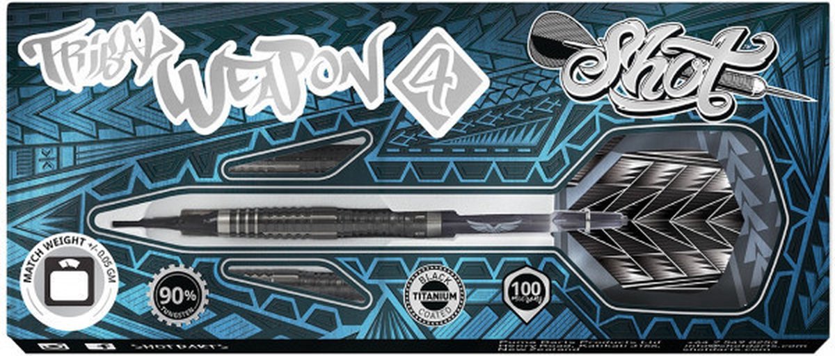 Shot Tribal Weapon 4 90% Soft Tip - Dartpijlen 20 Gram