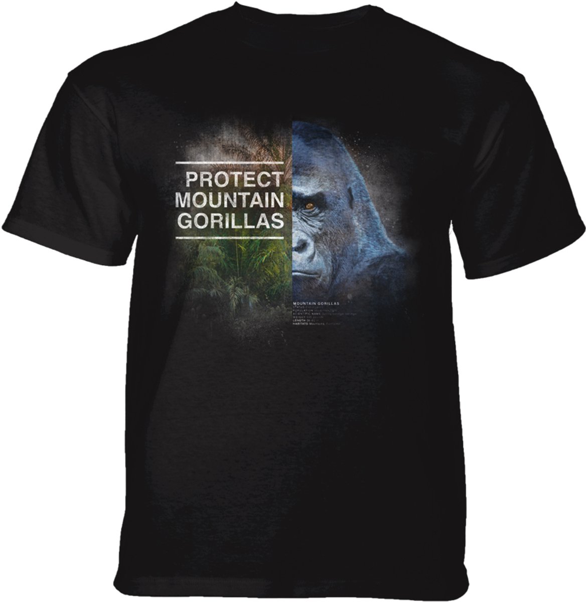 T-shirt Protect Gorilla Black KIDS L