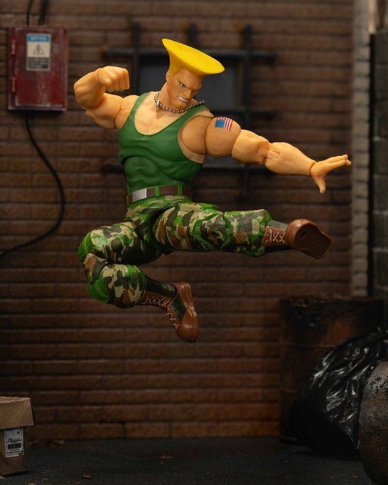 Jada Toys Ultra Street Fighter II: The Final Challengers Action Figure 1/12 Guile 15 cm Action Figuur
