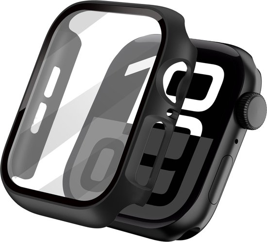 imoshion Protecteur d'écran - Convient pour Apple Watch Series 10 - 46 mm - Étui rigide à couverture complète / Étui de protection - Zwart