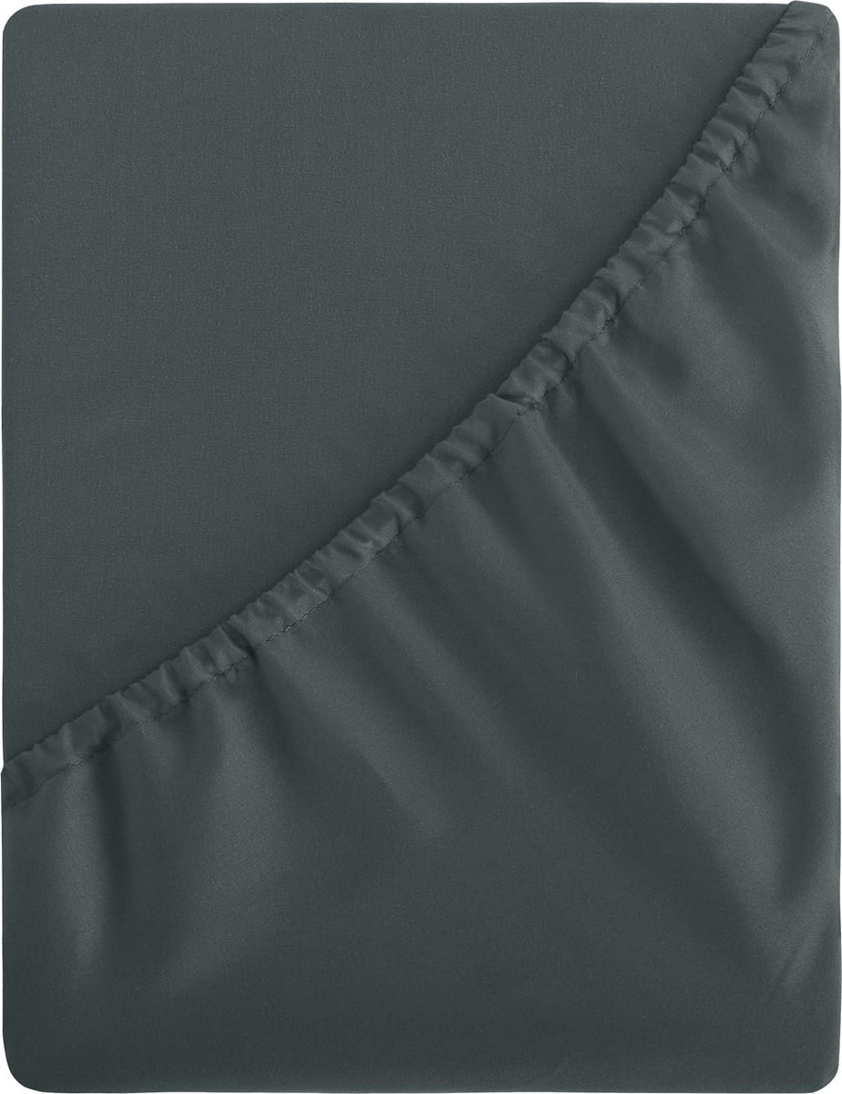Goodivery ® Premium Microvezel Hoeslaken voor Boxspringbedden 180x200 cm - Grijs en Zacht met 40 cm Matrashoogte