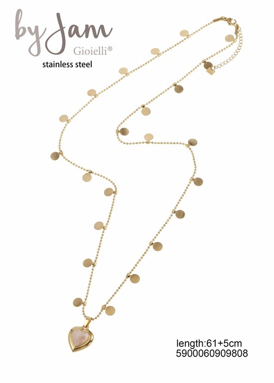 Boss Ketting met hanger Sieraden roestvrij staal halssieraad