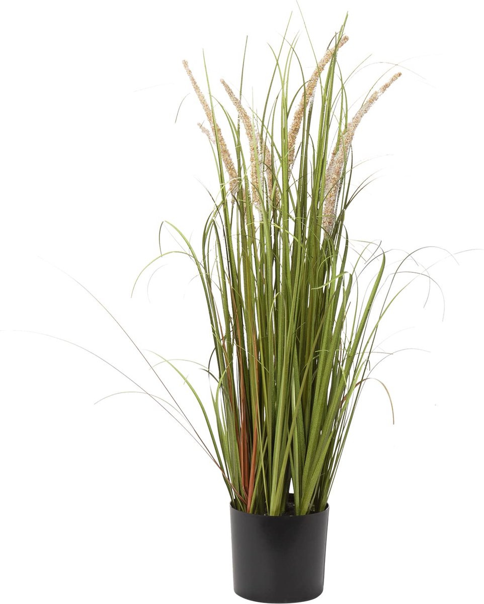 Goodivery ® Kunstmatige decoratieve grasplant met natuurlijke uitstraling voor binnen- en buitengebruik, hoogte: 70 cm