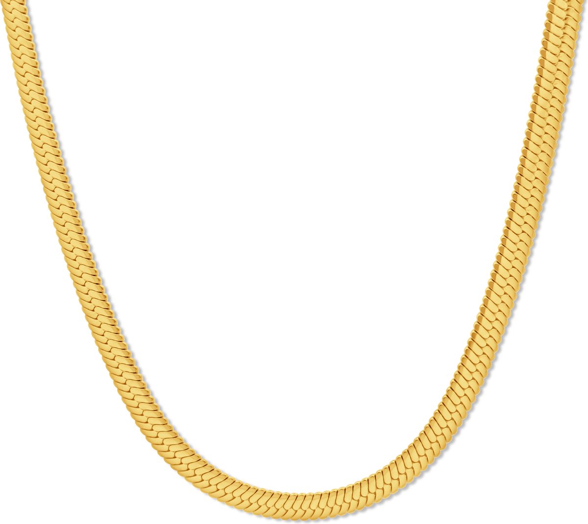 MIASOPHIA 4-MS22103 Stalen ketting - 43cm- Goudkleurige plating