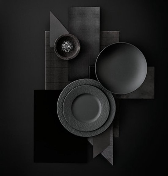 Villeroy & Boch Manufaktur Rock Glow 10-4283-2536 Kommenset, 6-delig, porselein, 24 x 24 x 5 cm, koperkleurig