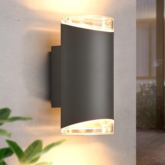 Trio Wandlamp Solar Buiten Met Sensor | Carmo | 3000K | Zwart | IP54 | 2w Ltr00367 M3 Big