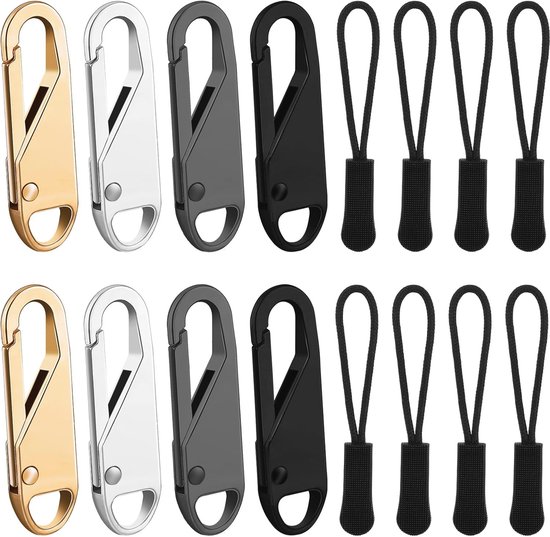5 stuks rits trek vervangende metalen rits handvat mend fixer rits tab