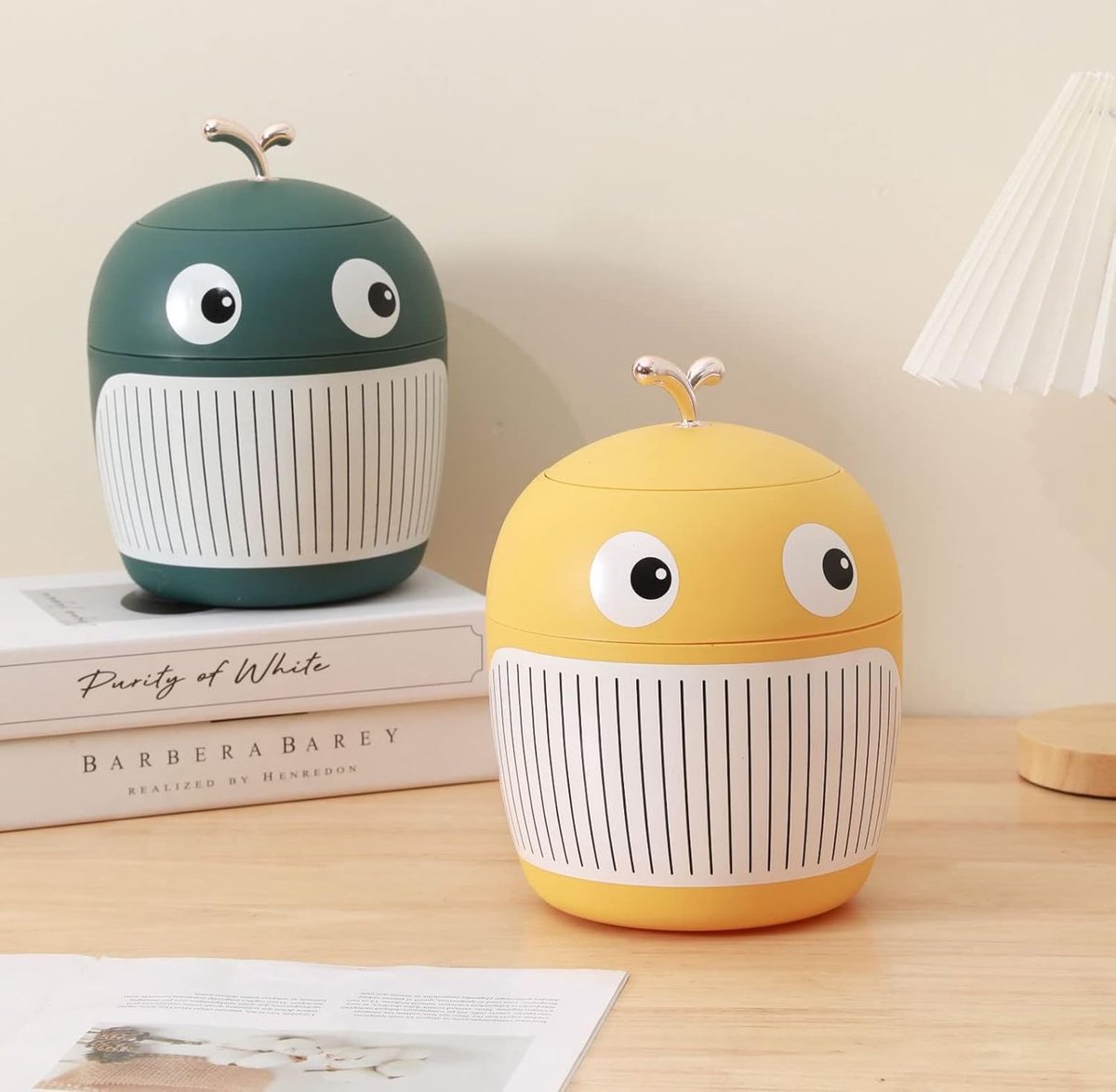 Mini-prullenbak, kleine prullenbak, prullenbak voor op het bureau met